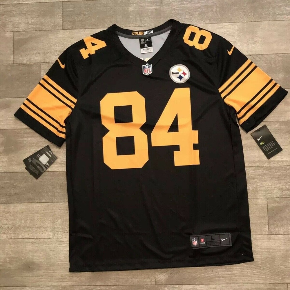 Nike Men's Color Rush Pittsburgh Steelers Antonio